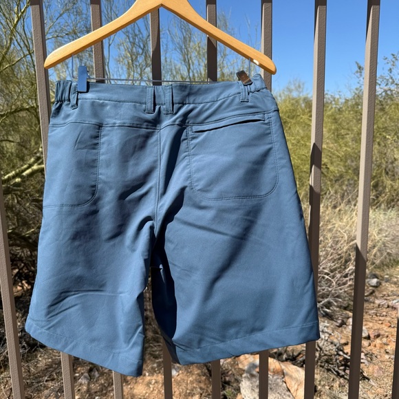 NWOT Mondetta Men’s Outdoor Project Tech Shorts Size 32 Color Slate Blueish - Picture 6 of 10